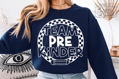 Team Pre Kinder Teacher Shirt SVG PNG - Back To School Pre K Product Image 1