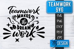 Teamwork SVG | Team Quotes SVG | Dream Team SVG | Leadership Product Image 1