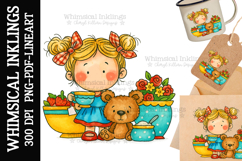 Tea Party Pals Sublimation Clipart Product Image 1