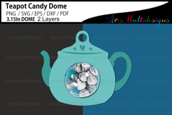 Teapot candy dome holder SVG Product Image 2