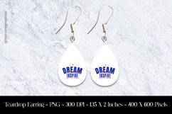 Dream Inspire Teardrop Earring Sublimation Product Image 1