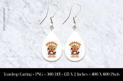 Sunshine Find Your Inner Peace Teardrop Earring Sublimation Product Image 1