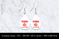 Ramen Tokyo Japan Teardrop Earring Sublimation Product Image 1