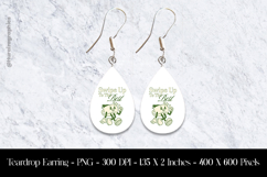 Swipe Up To The Best Teardrop Earring Sublimation Product Image 1