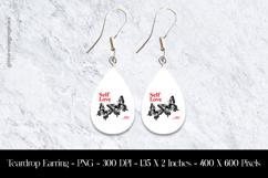 Selflove Butterflies Teardrop Earring Sublimation Product Image 1