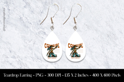 Cowgirl Western Teardrop Earring Sublimation Product Image 1