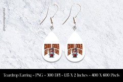 Chill Cola Fizz Your Day Teardrop Earring Sublimation Product Image 1