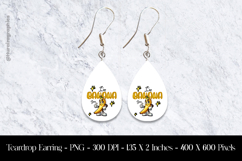 I&#039;m Banana Yum Teardrop Earring Sublimation Product Image 1