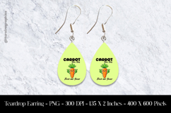 Carrot Vibes Only Fresh and Sweet Teardrop Earring Sublimati Product Image 1