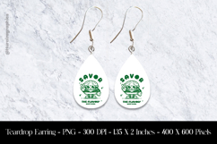 Savor The Flavor Best Ever Teardrop Earring Sublimation Product Image 1