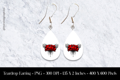 Take The Risk Teardrop Earring Sublimation Product Image 1