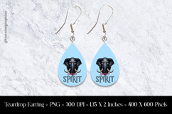 Ancient Spirit Teardrop Earring Sublimation Product Image 1