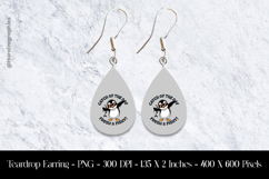 Catch of The Day Fresh And Fishy Teardrop Earring Sublimatio Product Image 1