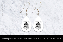 Be Yourself Teardrop Earring Sublimation Product Image 1