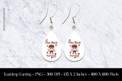 The Best Versions Teardrop Earring Sublimation Product Image 1