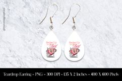 Swipe Up To The Best Teardrop Earring Sublimation Product Image 1