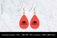 Spider Man Teardrop Earring Sublimation Product Image 1