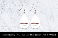 Youth Culture Teardrop Earring Sublimation Product Image 1