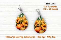 Fall Harvest Teardrop Earring | Teardrop Earring | Autumn Ea Product Image 1