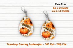 Fall Teardrop Earring | Teardrop Earring | Autumn Earrings Product Image 1