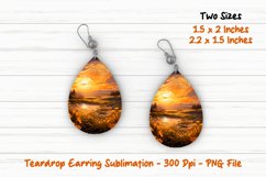 Scene Painting Teardrop Earring |Teardrop Earrings | Earring Product Image 1