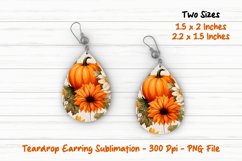 Fall Teardrop Earring | Teardrop Earring | Autumn Earrings Product Image 1