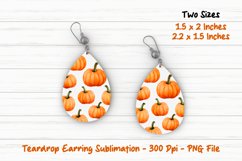 Pumpkins Earring | Teardrop Earring | Earring Pumpkin Product Image 1