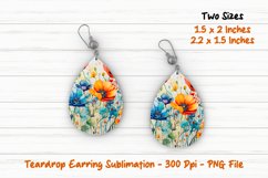 Wild Flower Teardrop Earring |Teardrop Earring | Earring Product Image 1