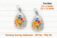 Wild Flower Teardrop Earring |Teardrop Earring | Earring Product Image 1