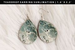 Colored Cats eardrop Earring Sublimation PNG Design Product Image 1