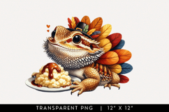 Thanksgiving Bearded Dragon Clipart Product Image 1
