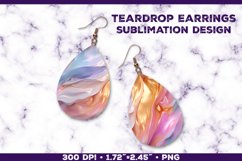 Melting Metallics Teardrop Earrings Bundle Sublimation Product Image 3