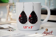Flower earring bundle / Teardrop earring sublimation bundle Product Image 12