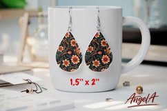 Flower earring bundle / Teardrop earring sublimation bundle Product Image 14