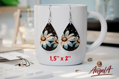 Flower earring bundle / Teardrop earring sublimation bundle Product Image 5