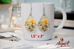 Flower earring bundle / Teardrop earring sublimation bundle Product Image 17