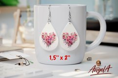 Flower earring bundle / Teardrop earring sublimation bundle Product Image 20