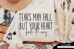 Tears May Fall Sleeve SVG, Motivational SVG Design Product Image 3