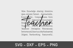 Teacher words png svg Teacher definition png Product Image 2