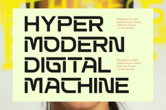 Techetic Human - Futuristic Sans Serif Display Product Image 14