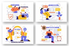 11 Technical Support System Illustration Product Image 3