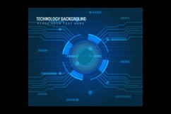 HUD Radar screen Futuristic user interface Vector Product Image 1
