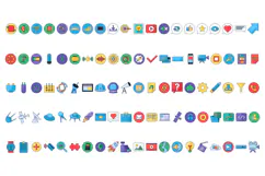 Technology Stoked 100 Vector Icons Product Image 2