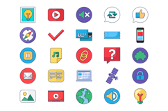 GlobalTech Colorful Line Icons Product Image 1