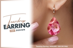 Pink Poppy Flowers Teardrop Png Product Image 1