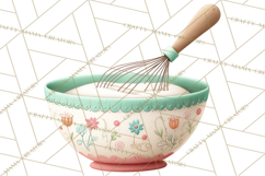 Teddy Bear Bakery Valentine Clipart PNG Product Image 3