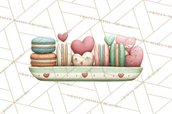 Teddy Bear Bakery Valentine Clipart PNG Product Image 2