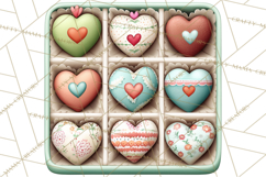 Teddy Bear Bakery Valentine Clipart PNG Product Image 3