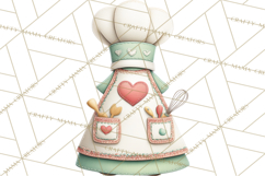 Teddy Bear Bakery Valentine Clipart PNG Product Image 4