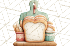 Teddy Bear Bakery Valentine Clipart PNG Product Image 5